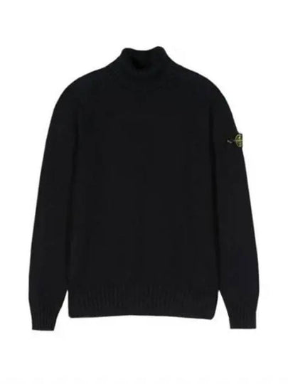 Kids Logo Patch Knit Top Navy - STONE ISLAND - BALAAN 2