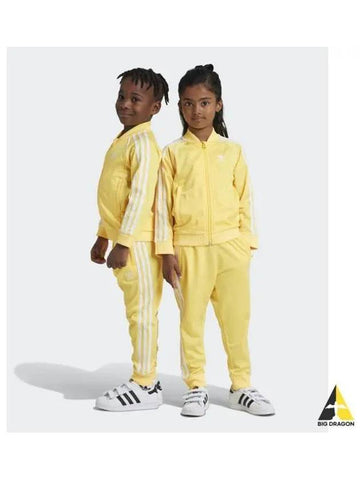 adidas KIDS Superstar Tracksuit Yellow IY4795 - ADIDAS - BALAAN 1