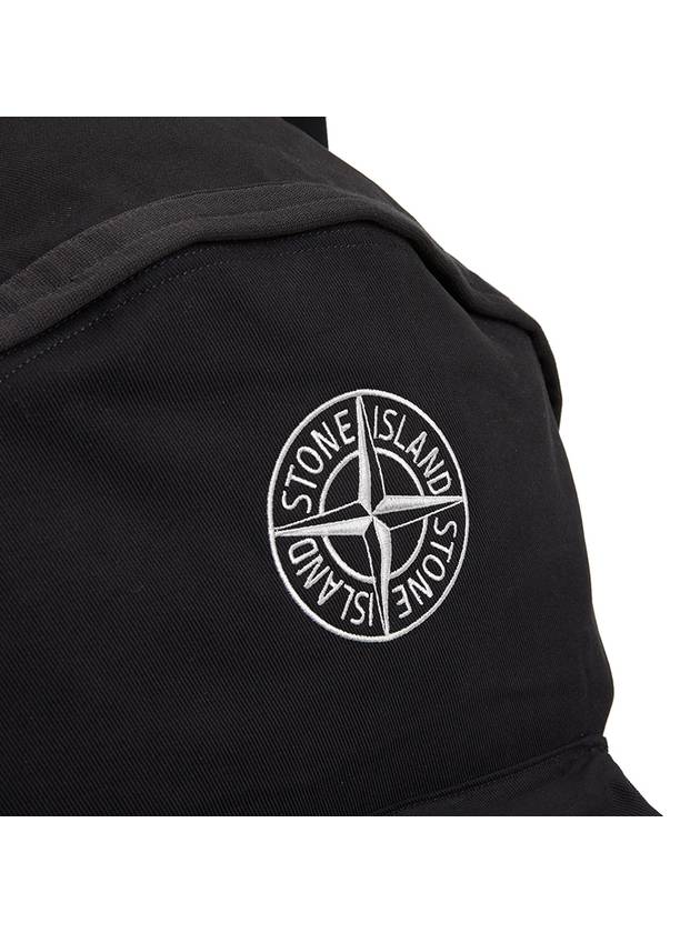 Kids Nylon Backpack Black - STONE ISLAND - BALAAN 6