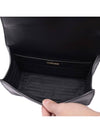 Saffiano Leather Envelope Chain Shoulder Bag Black - PRADA - BALAAN 7