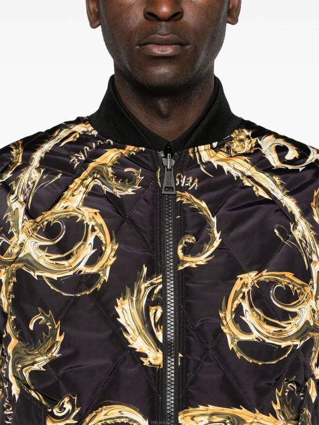 77GASD07CQD54G89 Chromo Couture Reversible Bomber Jacket - VERSACE - BALAAN 4