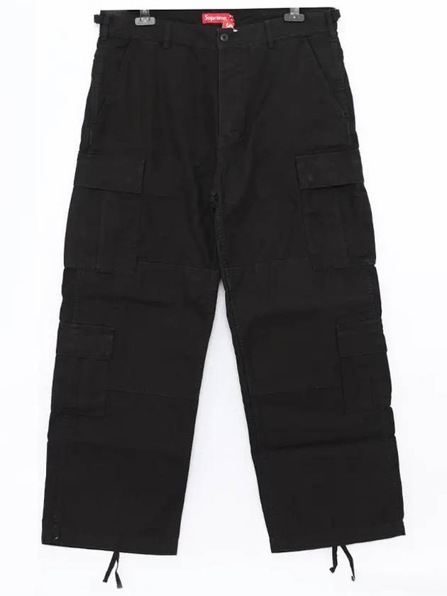 SS23P18 BLACK Cargo Pants - SUPREME - BALAAN 3