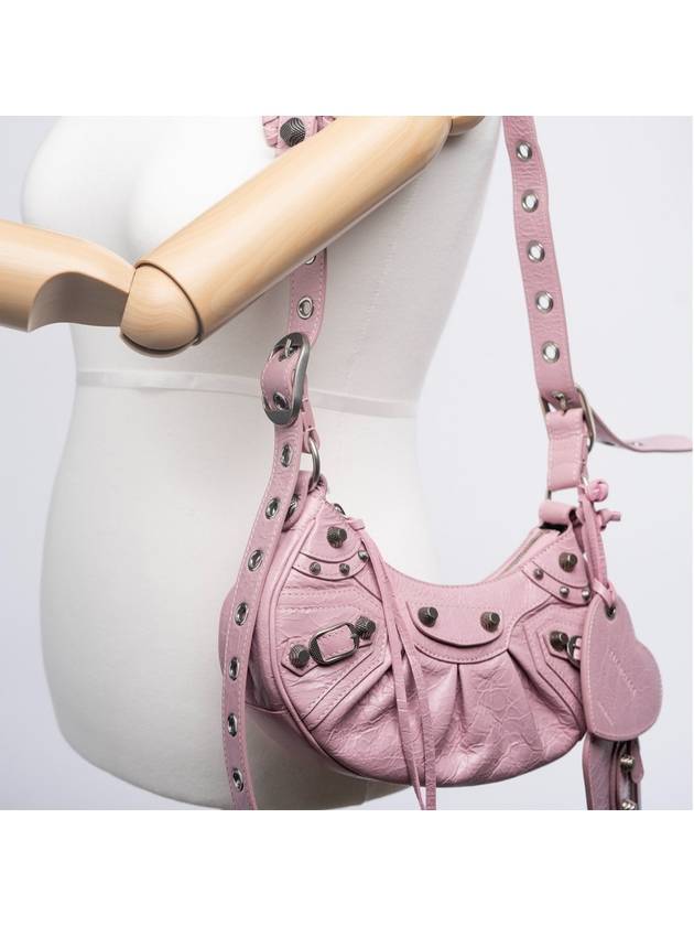 Le Cagole XS Lambskin Shoulder Bag Pink - BALENCIAGA - BALAAN 7