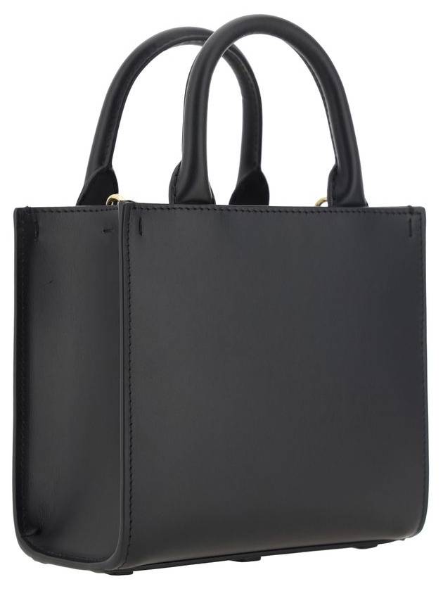 Logo Daily Small Tote Bag Black - DOLCE&GABBANA - BALAAN 4