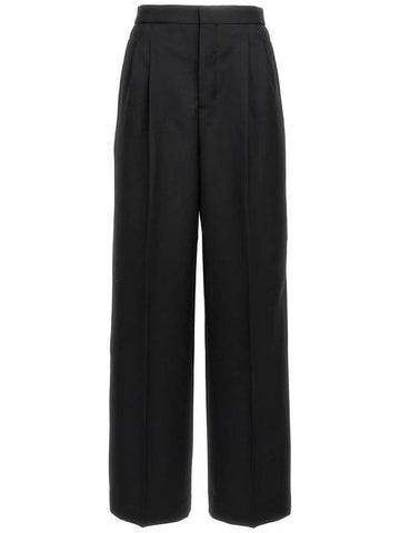 AMI Paris Pin Tuck Trousers - AMI - BALAAN 1