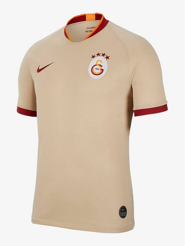 Galatasaray Stadium Away Short Sleeve T-Shirt Beige - NIKE - BALAAN 11