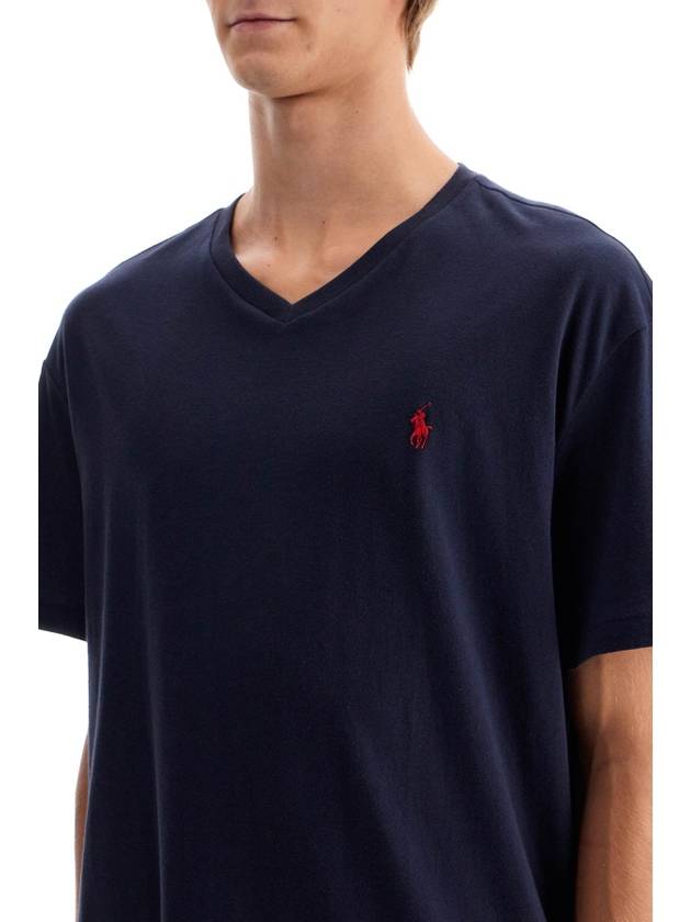 Embroidered Logo Pony Short Sleeve T-Shirt Navy - POLO RALPH LAUREN - BALAAN 5