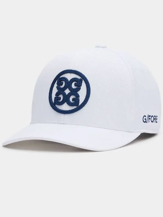 Circle G'S Stretch Twill Snapback Hat Snow - G/FORE - BALAAN 2