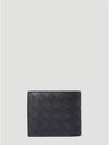 Intrecciato Leather Half Wallet Black - BOTTEGA VENETA - BALAAN 5