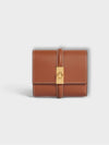 Small 16 Shiny Calf Half Wallet Tan - CELINE - BALAAN 2