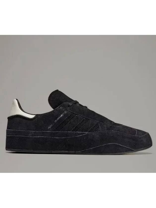 Gazelle Suede Low Top Sneakers Black - Y-3 - BALAAN 2