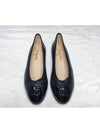 Lambskin Ballerina Flats Black - CHANEL - BALAAN 4