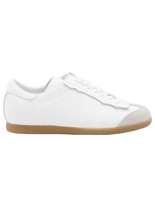 Featherlight lace-up low-top sneakers white - MAISON MARGIELA - BALAAN 1