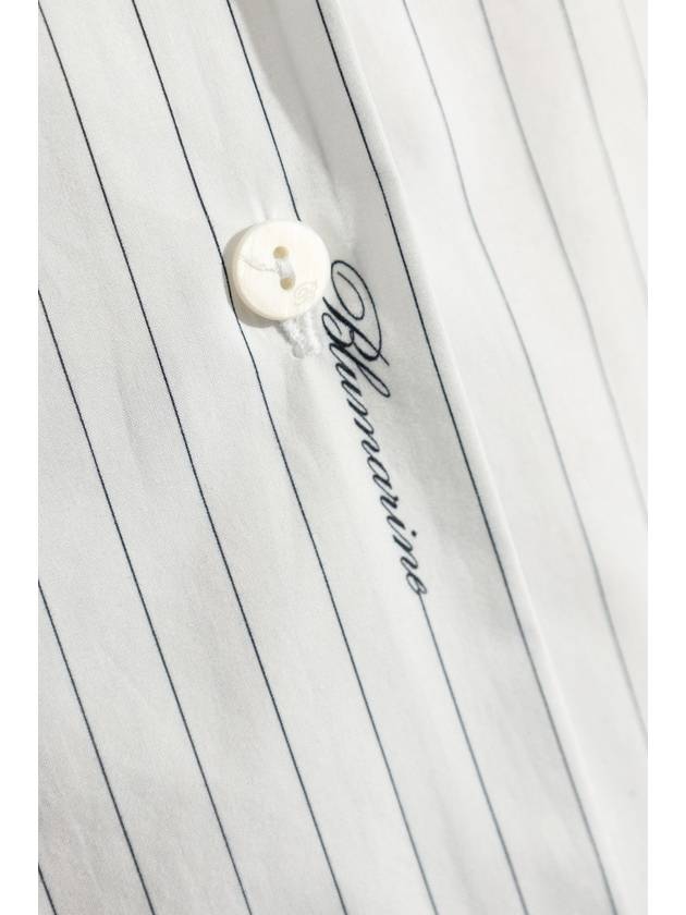 Blumarine Shirt With Logo, Women's, White - BLUMARINE - BALAAN 5