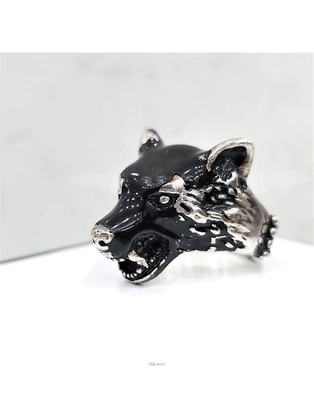 Lux You Silver Anger Forest Wolf Ring No 19 - GUCCI - BALAAN 4