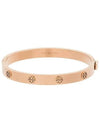 Miller Hinged Stud Bangle Bracelet Rose - TORY BURCH - BALAAN 1