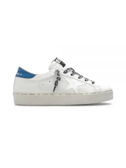 Women's Hi Star Blue Tab Nappa Leather Low Top Sneakers White - GOLDEN GOOSE - BALAAN 2