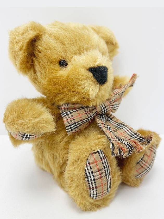 Check Ribbon Teddy Bear Doll 5VBUA37329 - BURBERRY - BALAAN 4