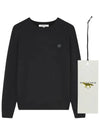 Fox Head Patch Regular Knit Top Black - MAISON KITSUNE - BALAAN 8