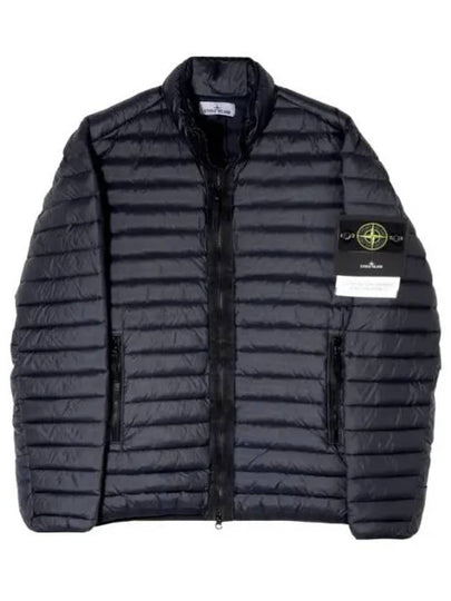 Men's Wappen Patch Padded Jacket Navy - STONE ISLAND - BALAAN 2