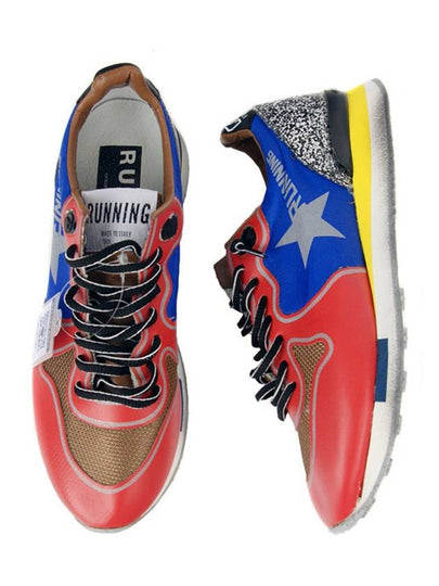 Running Low Top Sneakers Red Blue - GOLDEN GOOSE - BALAAN 2