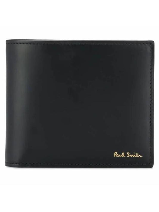 Lady Bifold Half Wallet Black - PAUL SMITH - BALAAN 1