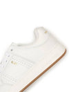 61 Cracked Leather Low Top Sneakers White - SAINT LAURENT - BALAAN 8