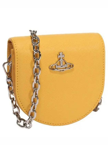 Saffiano Saddle Cross Bag - VIVIENNE WESTWOOD - BALAAN 1