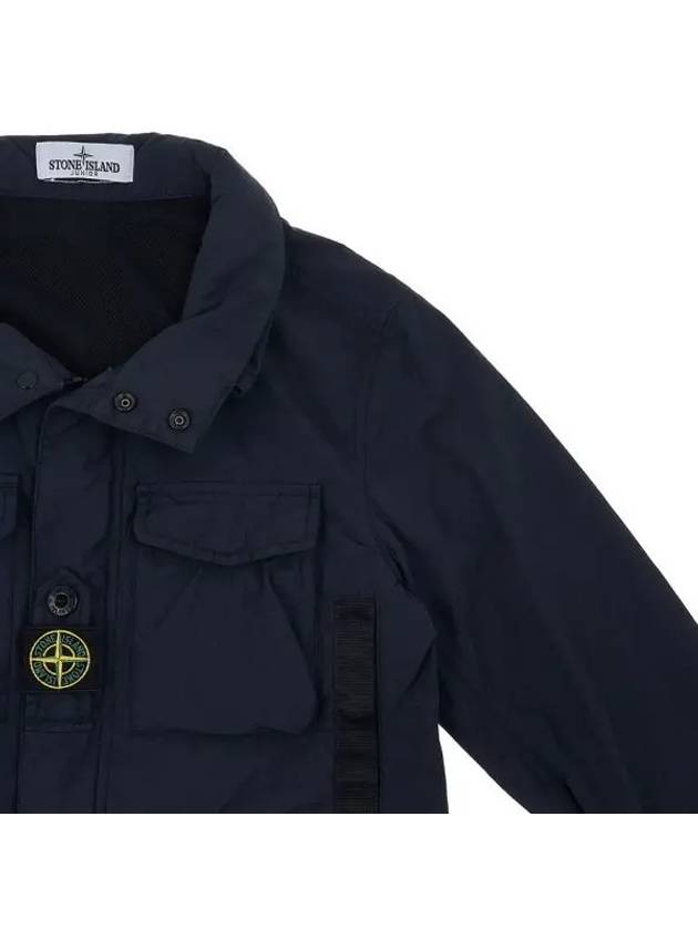 Safari Jacket Navy Kids 761640330 V0020 - STONE ISLAND - BALAAN 3