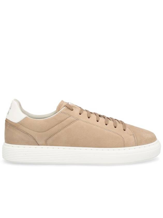 Suede Low Top Sneakers Beige - BRUNELLO CUCINELLI - BALAAN 2