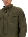 Brooklands Motorcycle Jacket Oligr Green - BELSTAFF - BALAAN 5