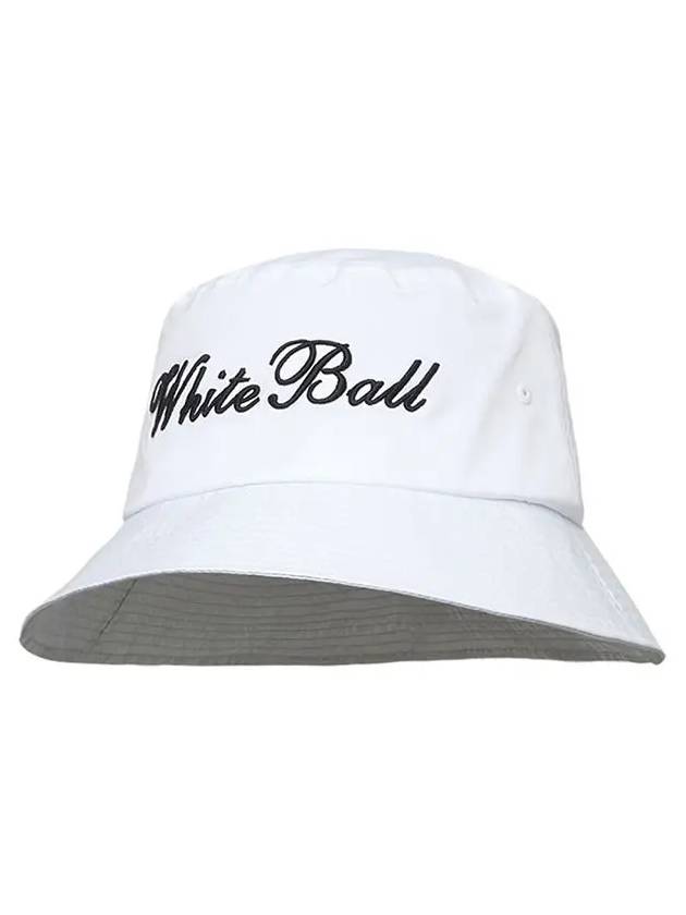 Golf Wear Golf Unisex Basic Bucket Hat WB21FAMC02WH White - WHITEBALL - BALAAN 4