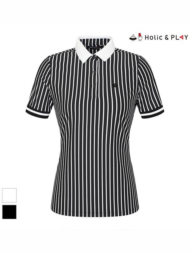 vertical striped t-shirtHE2WTS013 - HOLIC&PLAY - BALAAN 1