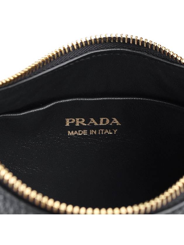 Vitello Dino Leather Shoulder Bag Black - PRADA - BALAAN 10