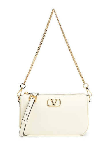 V Logo Signature Women's Chain Cross Bag P0AA9MIM 098 - VALENTINO - BALAAN 1