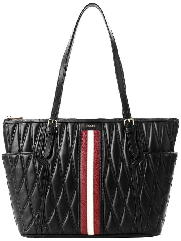 Damira Shoulder Tote Bag Black - BALLY - BALAAN 2