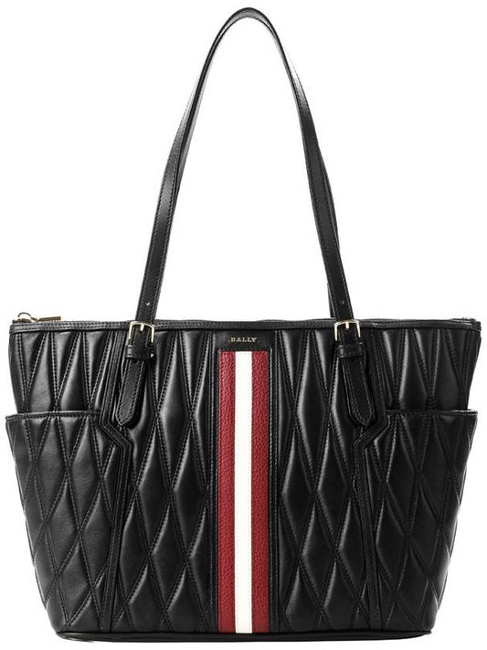 Damira Shoulder Tote Bag Black - BALLY - BALAAN 2