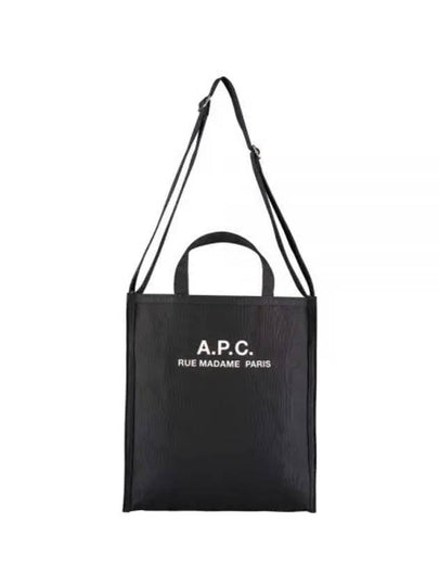 Recovery Logo Printing Cotton Tote Bag Black - A.P.C. - BALAAN 2