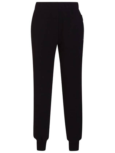 Women's Cotton Zipper Track Pants Black - GIVENCHY - BALAAN 1