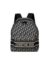 Oblique Jacquard Travel Backpack Blue - DIOR - BALAAN 1