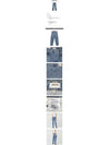 Women's Tapered Baggy Jeans Blue - AGOLDE - BALAAN.