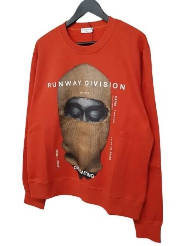 NCW19242 890 Mask Sweatshirt Red Orange - IH NOM UH NIT - BALAAN 3