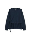 Women s Tide Panel Soft Knit Navy 271017 - EMPORIO ARMANI - BALAAN 1