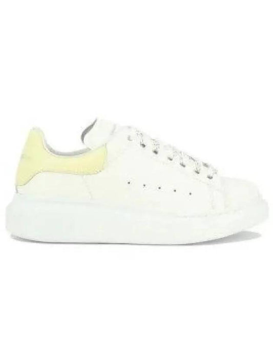 Oversized Yellow Tab Low Top Sneakers White - ALEXANDER MCQUEEN - BALAAN 2