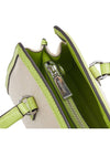 Chantal Logo Plaque Canvas Tote Bag Beige Green - MICHAEL KORS - BALAAN 10