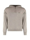 Embroidered Logo Virgin Wool Hoodie Grey - VIVIENNE WESTWOOD - BALAAN 2