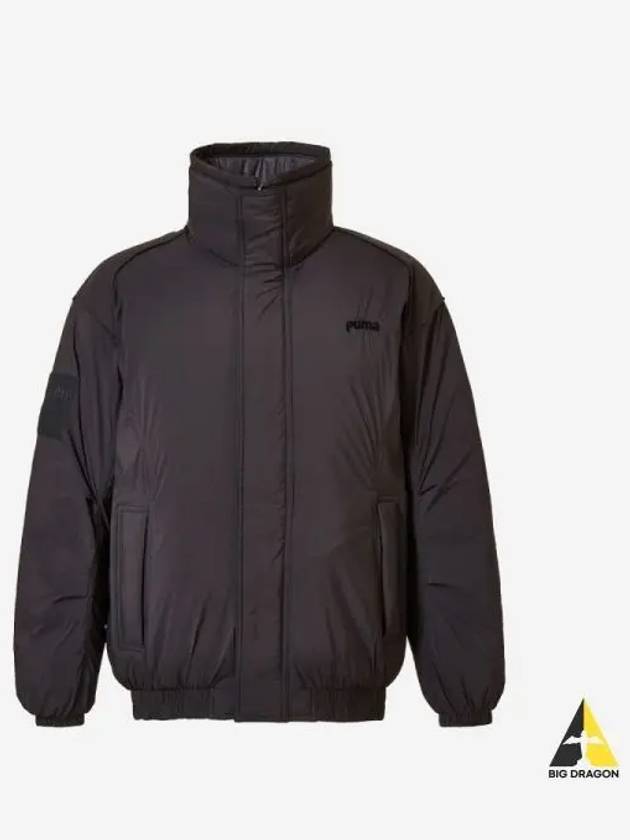 Ultra1 Icon Reversible Down Jacket Black Dark Coal - PUMA - BALAAN 1