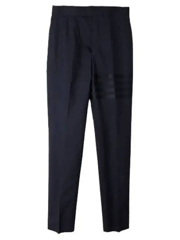 Diagonal Stripe Plain Weaving Wool Slacks Men s Suit Pants - THOM BROWNE - BALAAN 1