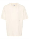 20/1 Jersey Pocket Short Sleeve T-Shirt Beige - CP COMPANY - BALAAN 2