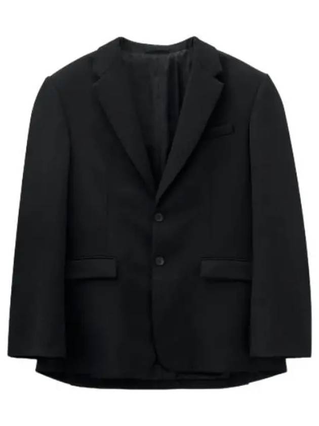 Oversized single breasted jacket black formal suit blazer - WARDROBE.NYC - BALAAN 1